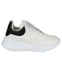 Alexander McQueen Men's Ivory / White / Black Leather Platform Sneakers 6.5 Ivory White Black