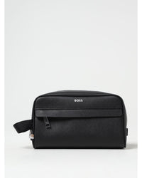 Boss Wash Bag Unisex Black Accessories