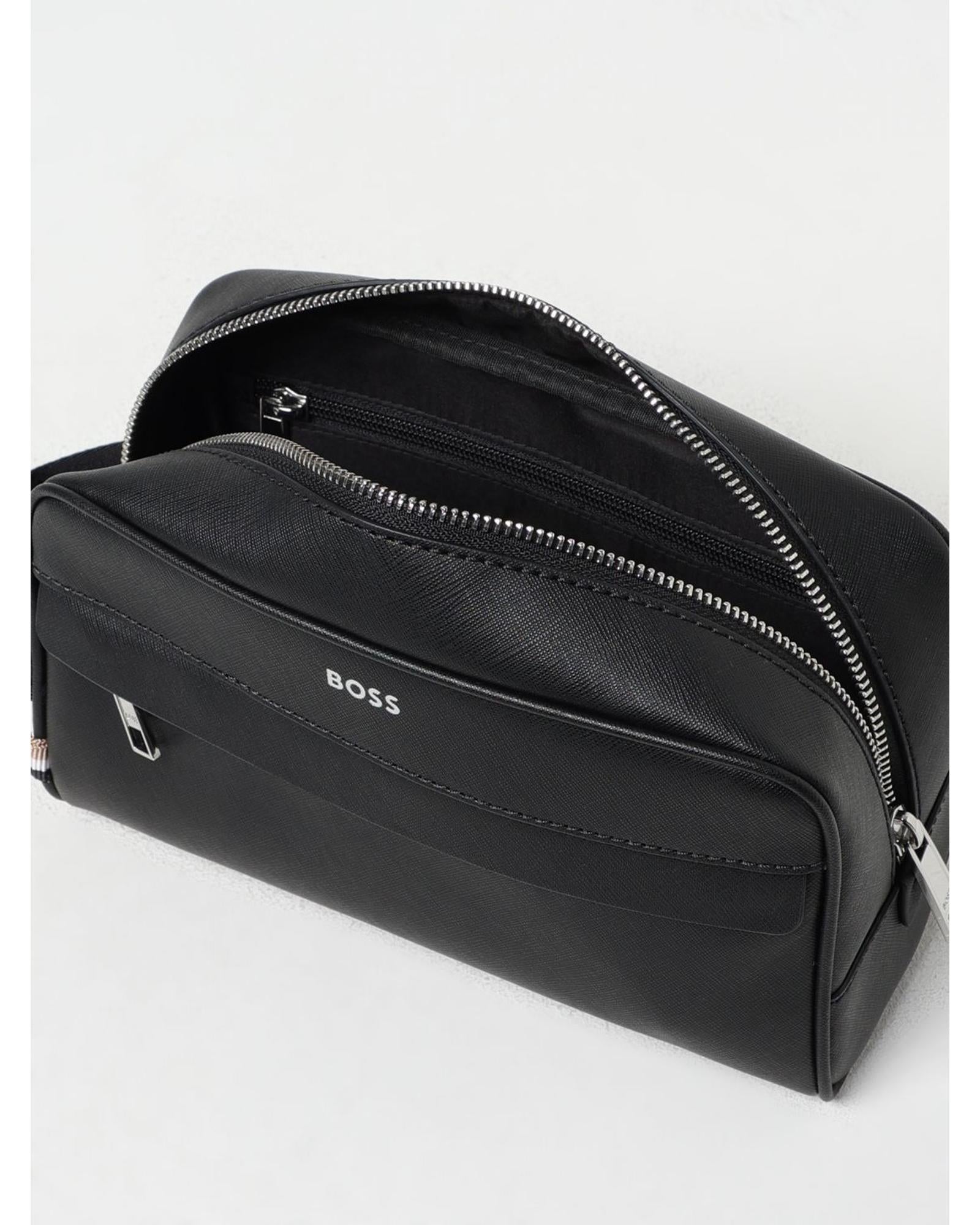 Boss Wash Bag Unisex Black Accessories