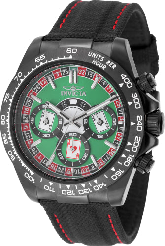 Invicta Men's Speedway Green Dial Watch - 50517