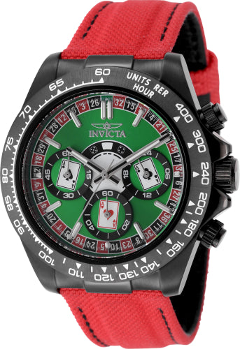 Invicta Men's Speedway Green Dial Watch - 50518