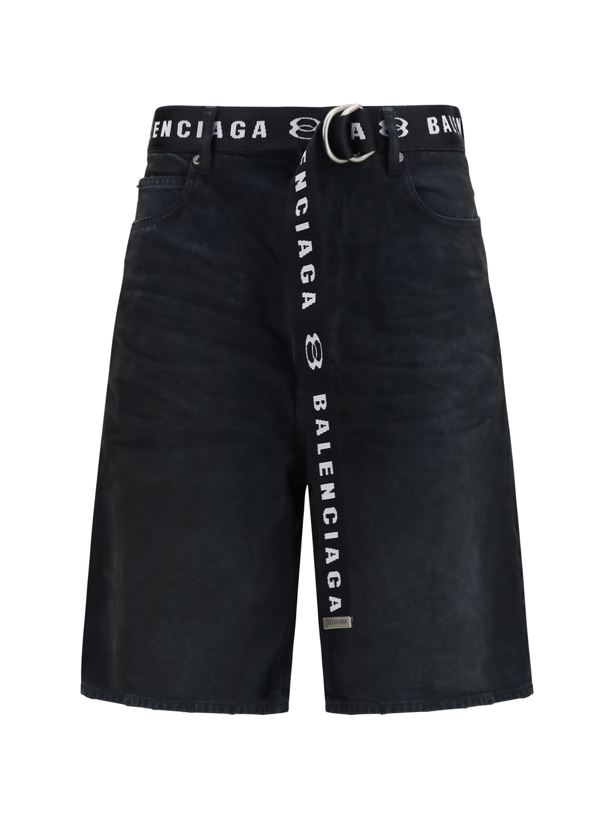BALENCIAGA Balenciaga Men Belted Shorts