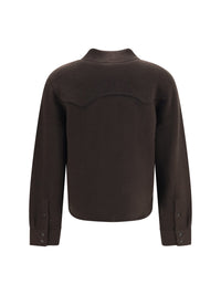 GUEST IN RESIDENCE Guest In Residence Women Cropped Western Cashmere Shirt
