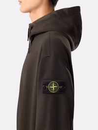 Stone Island Men Organic Cotton Fleece Hoodie Sweatshirt