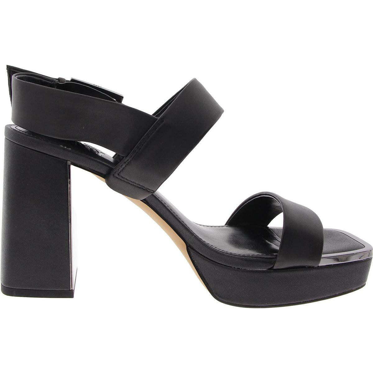 K1354258 Womens Block Heel Leather Block Heels