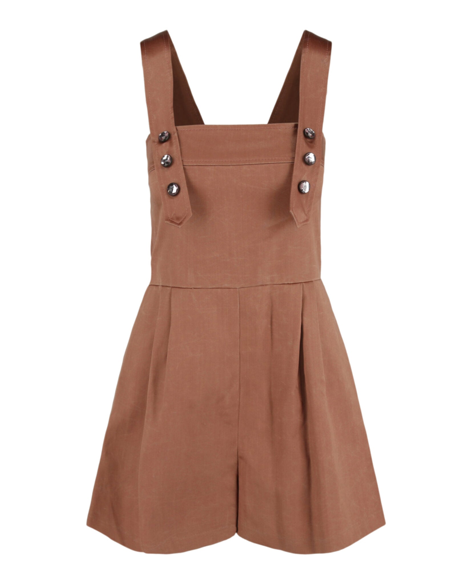 Bottega Veneta Womens Sleeveless Jeweled Playsuit