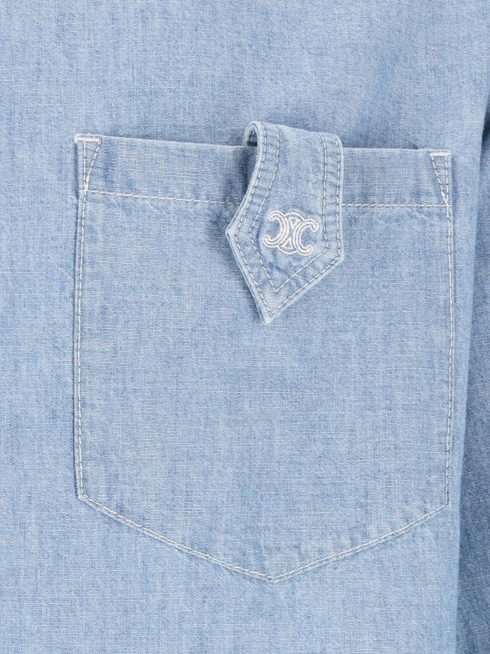 Celine Celine Men Shirt With Pocket