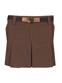 Miu Miu Women Gabardine Mini Skirt
