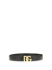 Dolce & Gabbana Men Calfskin Leather Belt