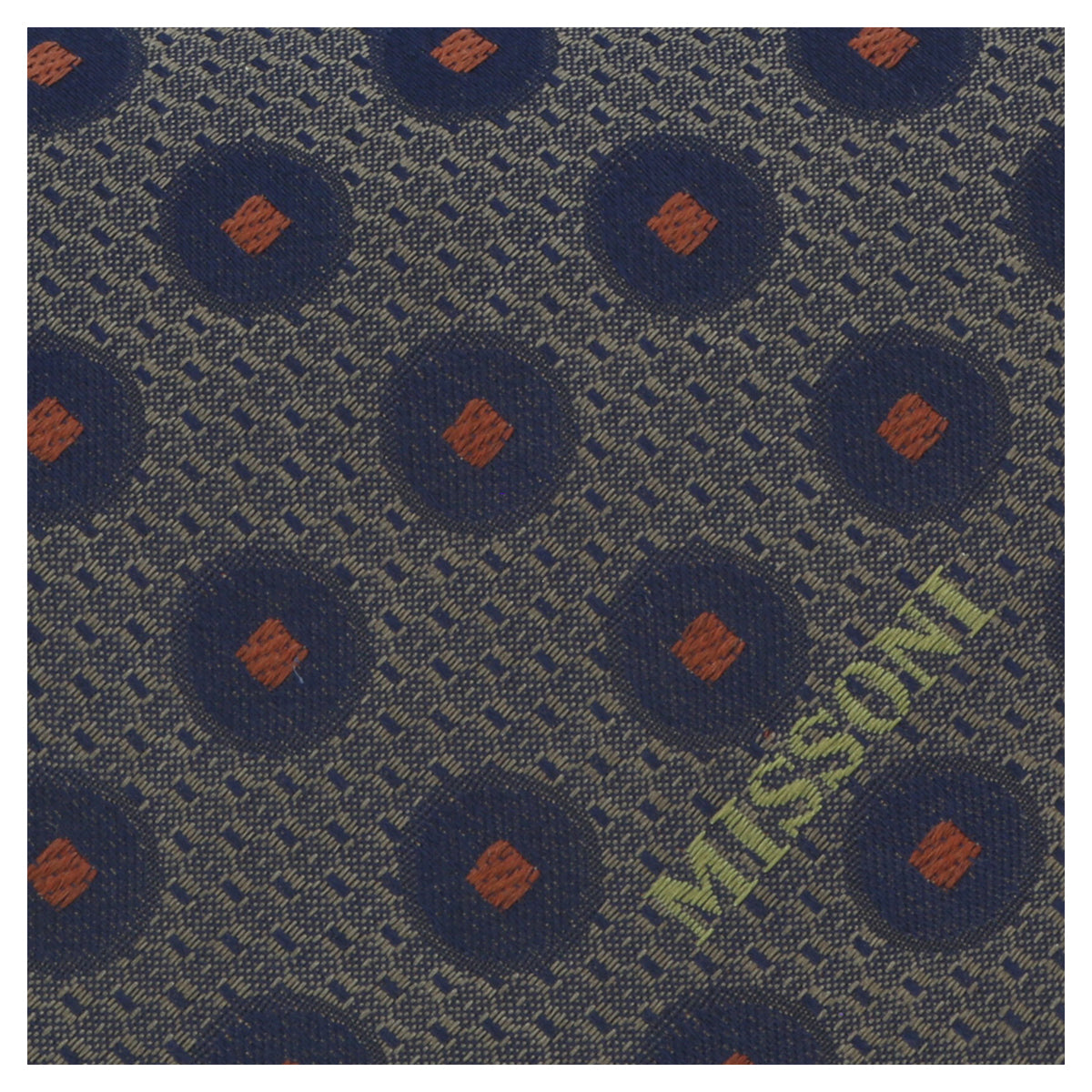Missoni U5027 Gray/Black Polka Dots 100% Silk Tie