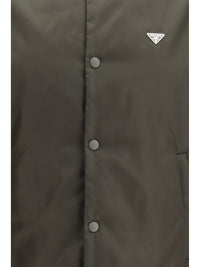 Prada Men Nylon Bomber Jacket