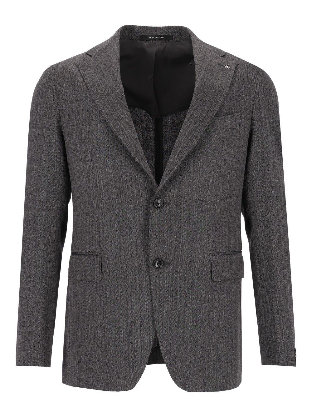 Tagliatore Tagliatore Men Vesuvius Herringbone Dress