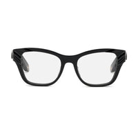 Roberto Cavalli Eyeglasses Rectangle Full Rim, Shiny Black Frame and Clear Demo Lenses Lens VRC025V0700