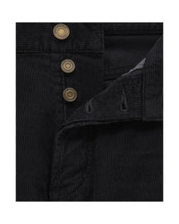 Saint Laurent Corduroy Straight Leg Pants Men Black | Black Jeans