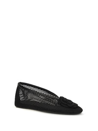 GANNI Ganni Women Jenny Mesh Ballerinas