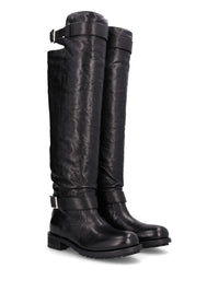Jimmy Choo Women Biker Knee Boot