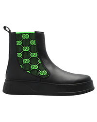 Gucci Platform Chelsea Boots Men Black | Black