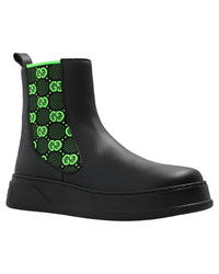 Gucci Platform Chelsea Boots Men Black | Black