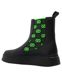 Gucci Platform Chelsea Boots Men Black | Black