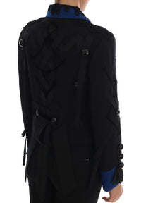 Dolce & Gabbana Dolce & Gabbana Black Wool Trench Women's Jacket