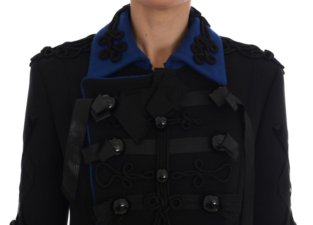 Dolce & Gabbana Dolce & Gabbana Black Wool Trench Women's Jacket