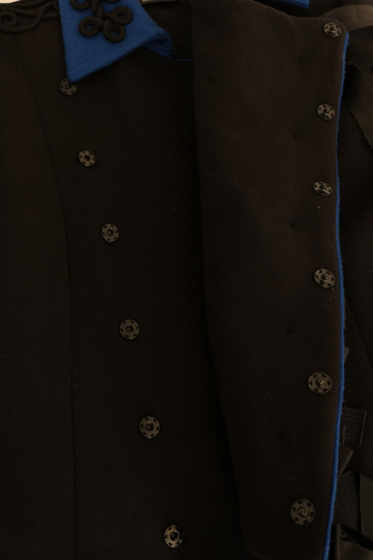 Dolce & Gabbana Dolce & Gabbana Black Wool Trench Women's Jacket