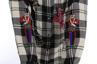 Dolce & Gabbana Black White Fairy Tale Crystal Women's Shirt