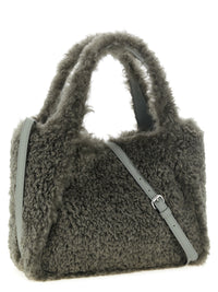 STELLA MCCARTNEY Stella Mccartney Women Shearling Logo Shopping Bag