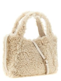 STELLA MCCARTNEY Stella Mccartney Women Shearling Logo Shopping Bag