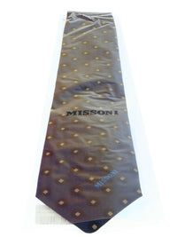 Missoni U5027 Navy Polka Dot 100% Silk Tie