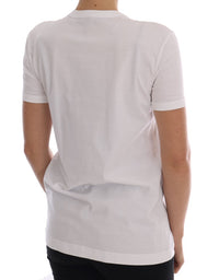 Dolce & Gabbana White Cotton Fairy Tale Women's T-Shirt