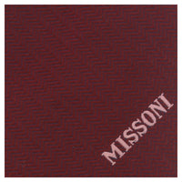 Missoni U5564 Burgundy Chevron 100% Silk Tie
