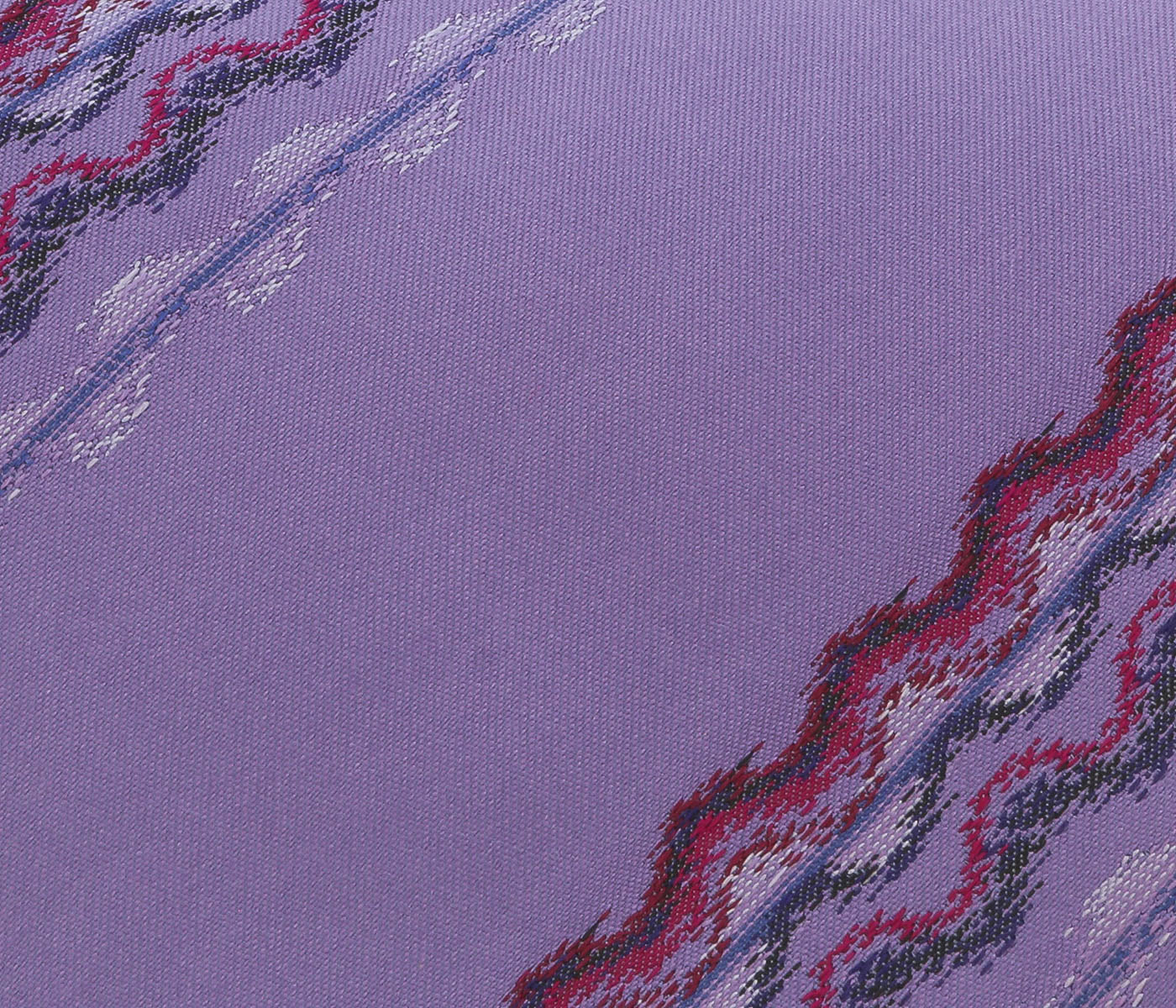 Missoni U3829 Violet Sharkskin 100% Silk Ties