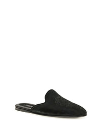 Dolce & Gabbana Men Calfskin Leather Mules