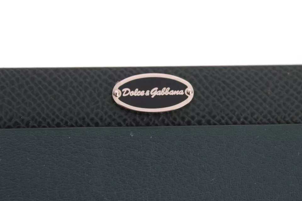 Dolce & Gabbana Dolce & Gabbana Green Leather Mouse  Pad