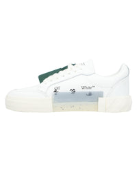 Off White Vulcanized Low Top Sneakers Women White | White