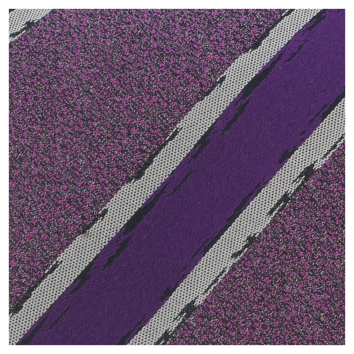 Missoni U4803 Purple Repp 100% Silk Tie