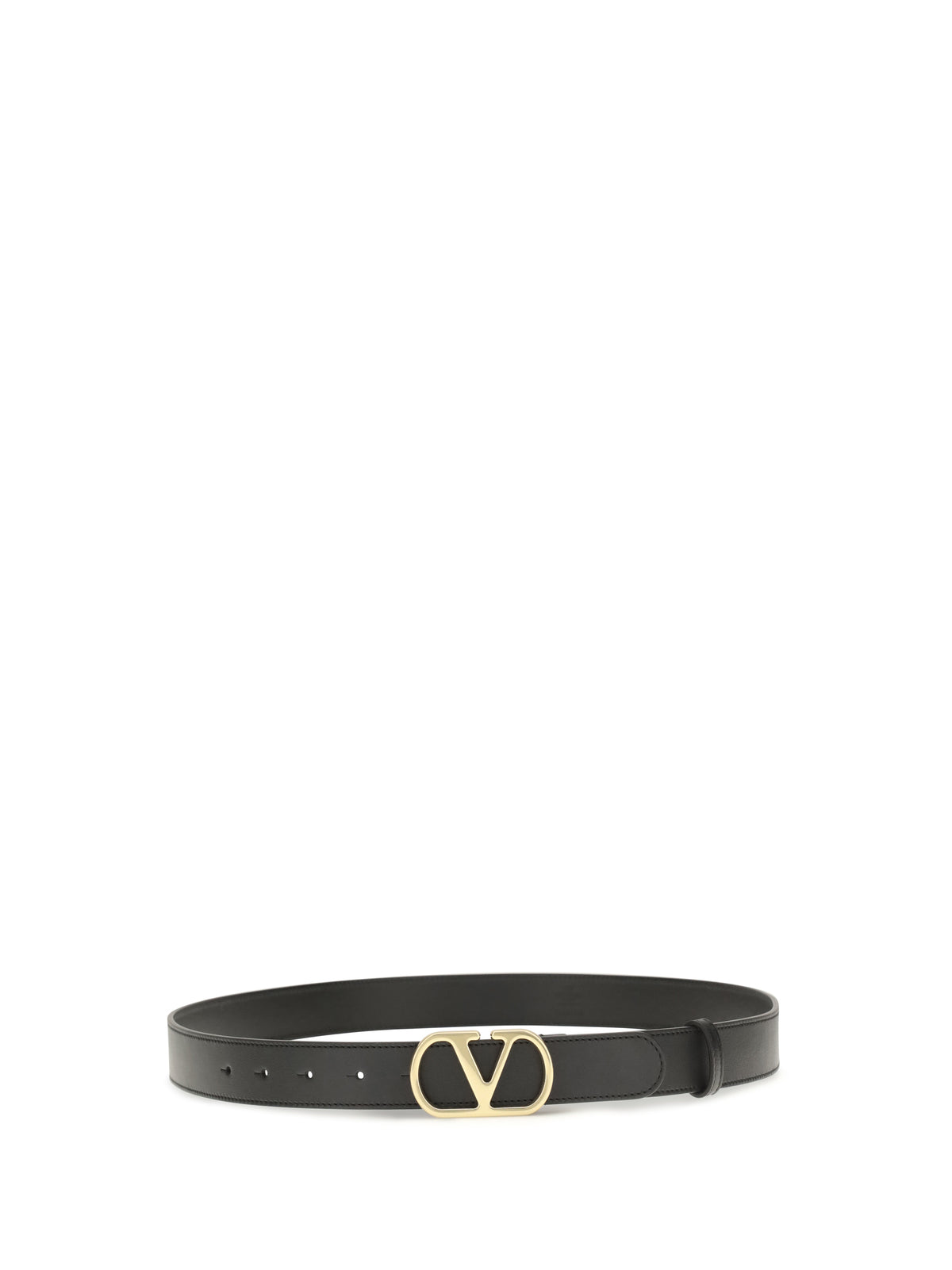 VALENTINO GARAVANI Valentino Garavani Men Vlogo Signature Leather Belt