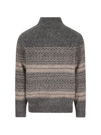Brunello cucinelli Brunello Cucinelli Men High-Neck Cardigan With Zip