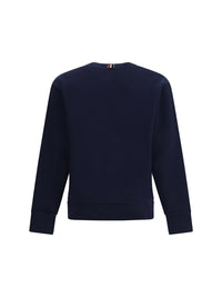THOM BROWNE Thom Browne Men Colorblock Crewneck Sweatshirt With 4-Bar Detail