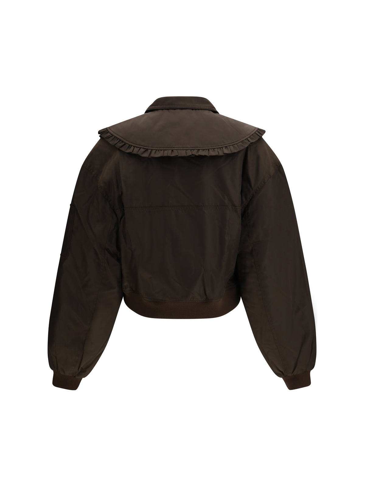 GANNI Ganni Women Duchesse Nylon Bomber Jacket