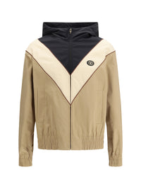 VALENTINO Valentino Men Nylon Hooded Windbreaker Jacket