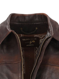 Golden Goose Golden Goose Men Distressed-Effect Bomber Jacket