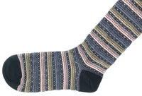 Missoni GM00CMD5220 0002 Tan/Fuschia Boot Socks