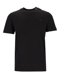 Moncler Men Short-Sleeved T-Shirt With Striped Details