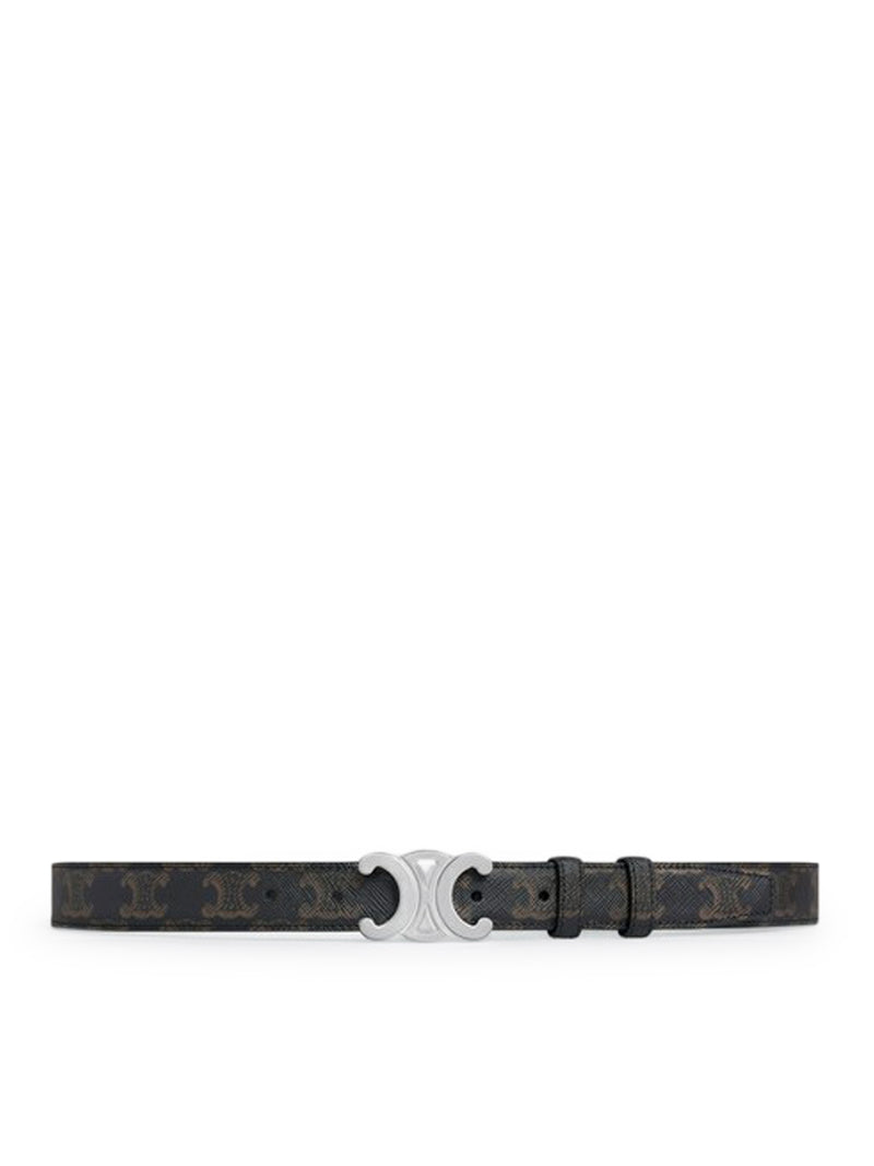 Celine Men Medium Triomphe Belt In Triomphe Canvas