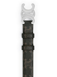Celine Men Medium Triomphe Belt In Triomphe Canvas