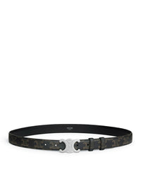 Celine Men Medium Triomphe Belt In Triomphe Canvas