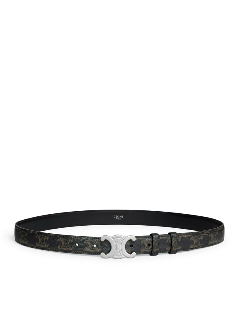 Celine Men Medium Triomphe Belt In Triomphe Canvas