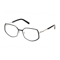 MCM Eyeglasses Geometric Full Rim, Matte Black Frame and Clear Demo Lenses Lens MW5015-H002